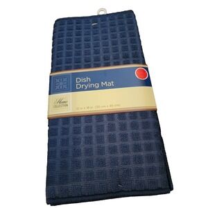 Home Collection Dish Drying Mats‎ Blue  12"x18"